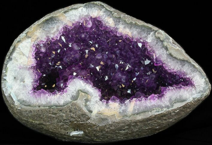 Dark Amethyst Geode From Uruguay- lbs #41898
